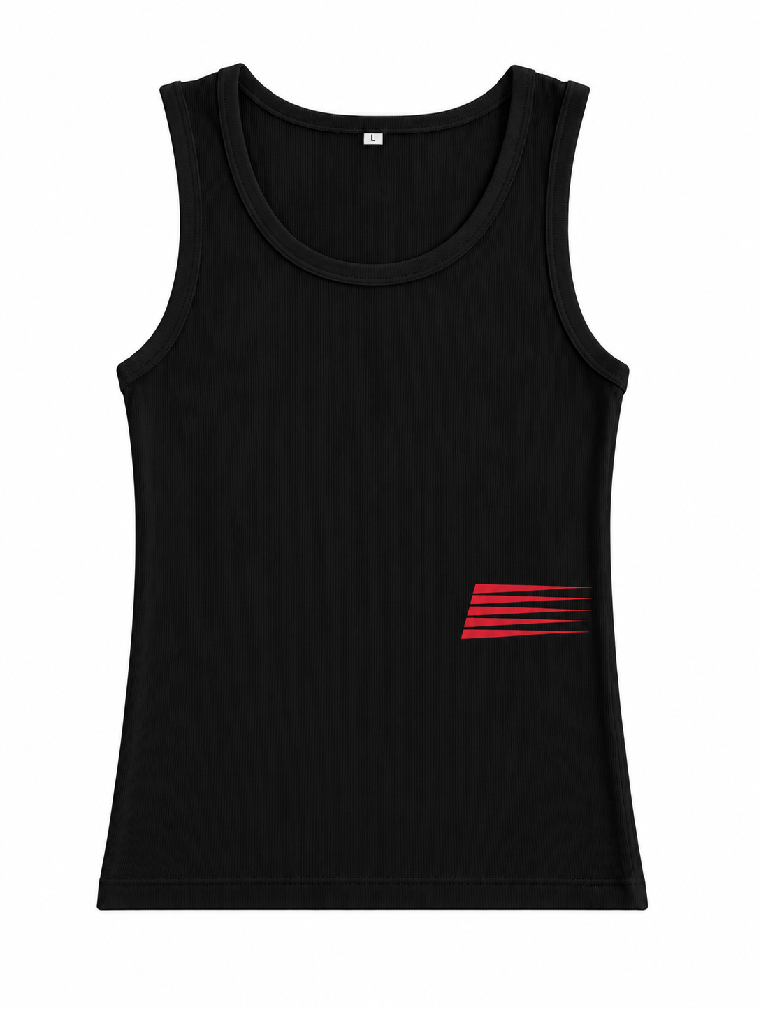 Men’s black tank top